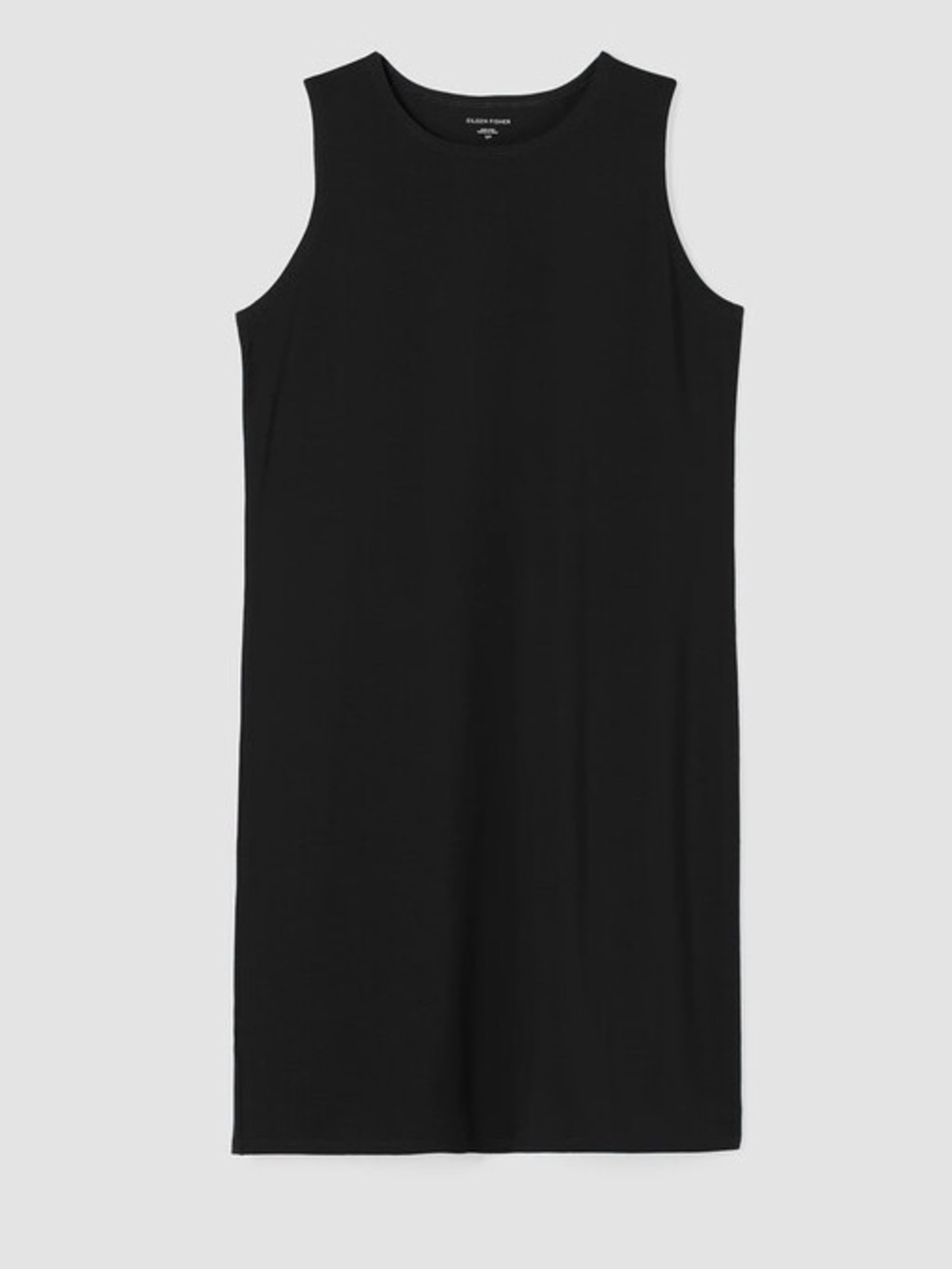 NWT Eileen Fisher Pima Cotton Stretch Jersey Tank Dress w/ Pockets Dress Size 2X - Picture 2 of 11
